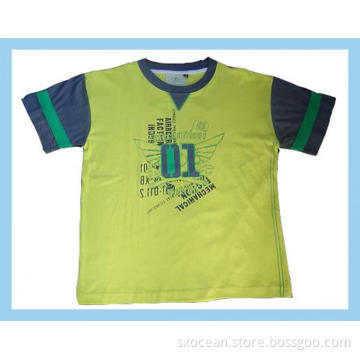 100% cotton boy's t-shirt short sleeve